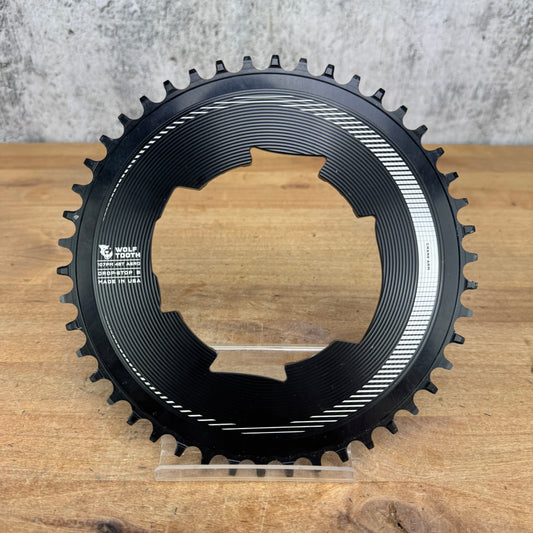 Ridden Once! Wolf Tooth Aero 46t 107 BCD 4-Bolt 1x 12-Speed SRAM AXS Chainring