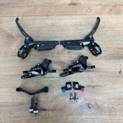 SRAM Level Ultimate Black Hydraulic Disc Brake MTB Levers w/ Calipers 492g