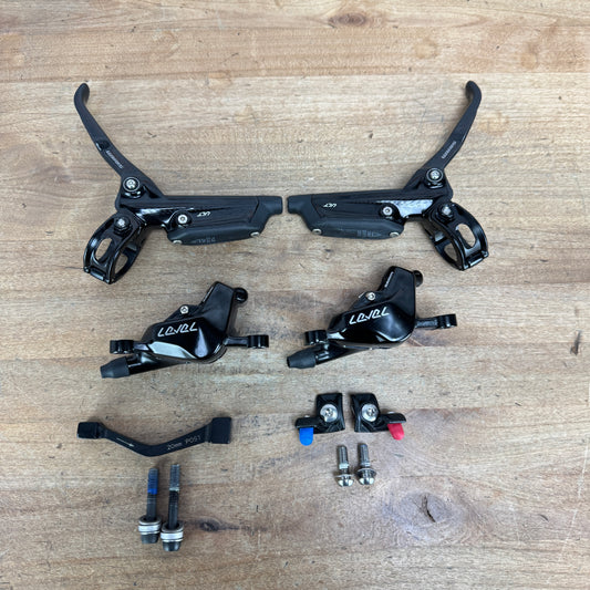 SRAM Level Ultimate Black Hydraulic Disc Brake MTB Levers w/ Calipers 492g