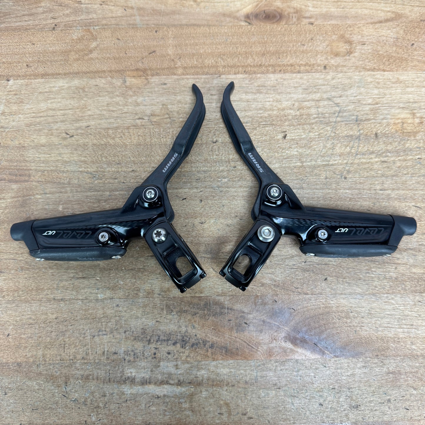 SRAM Level Ultimate Black Hydraulic Disc Brake MTB Levers w/ Calipers 492g