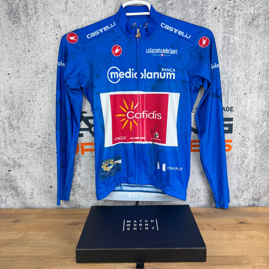 Castelli 2025 Giro D'Italia Stage 2 Signed by Sylvain Moniquet Match Worn Shirt