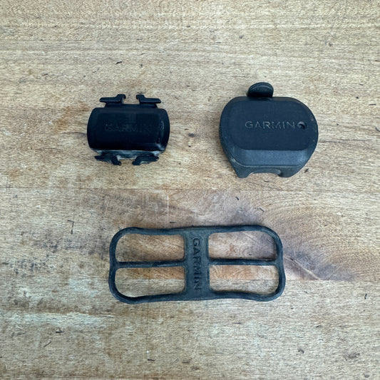 Garmin Speed Sensor & Cadence Sensor Set with Rubber Strap & Case