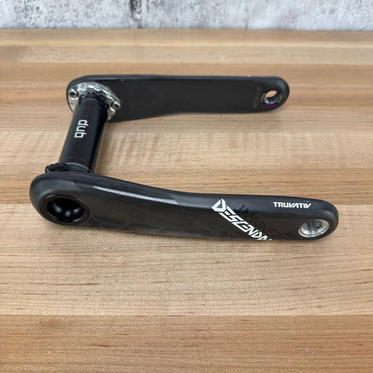 Low Mile! TruVativ Descendant 170mm Carbon 3-Bolt Boost DUB Crankset Crank Arms