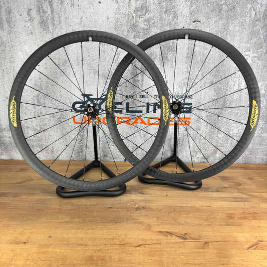 Mint! Extralite CyberDisc 338CS Carbon Tubeless Disc Wheelset Berd Spokes 1037g