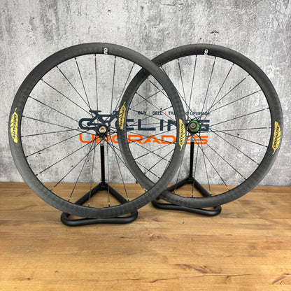 Mint! Extralite CyberDisc 338CS Carbon Tubeless Disc Wheelset Berd Spokes 1037g