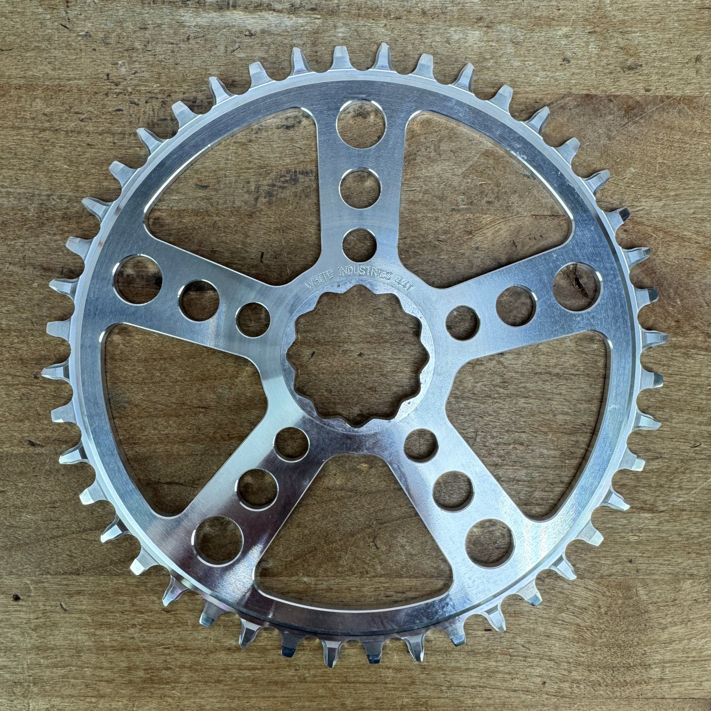 New! White Industries MR30 TSR 44t 3mm 1x Gravel Chainring 123g MSRP $116