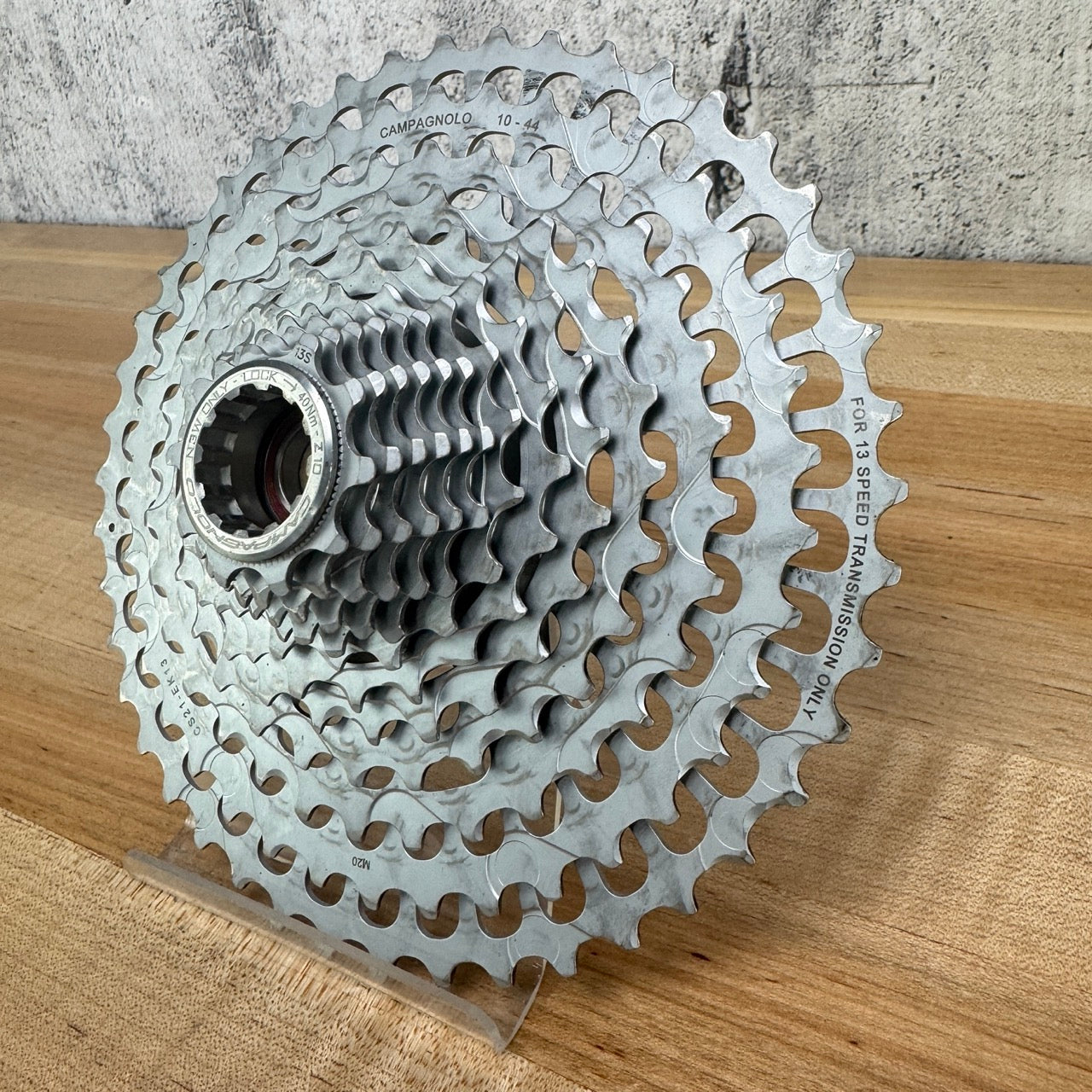 Campagnolo Ekar 13-Speed 10-44t "Typical Wear" N3W Bike Cassette 424g