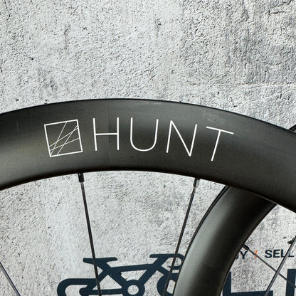Hunt SL 50 Carbon Tubeless Disc Brake Wheelset 700c 1446g