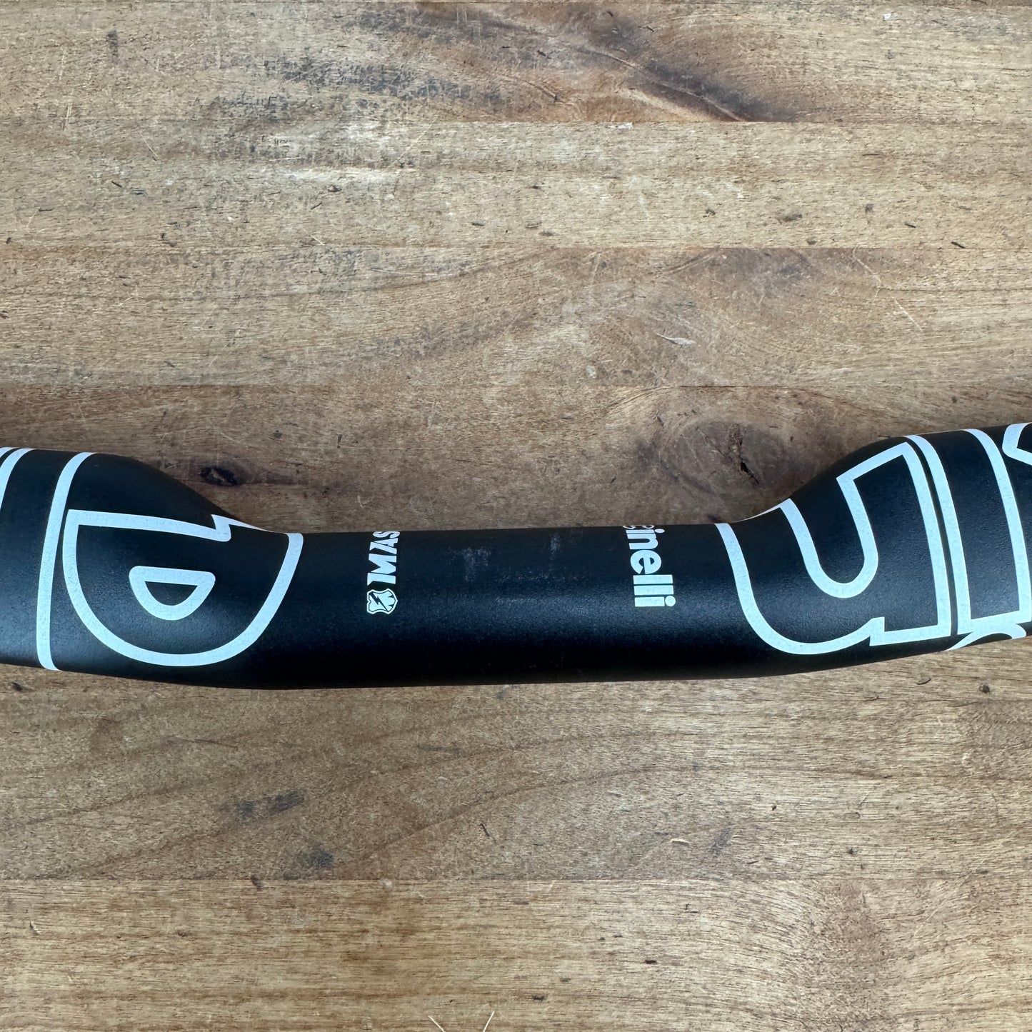 Light Use! Cinelli Mash Bullhorn Track 40cm Black Alloy Bike Handlebar 282g