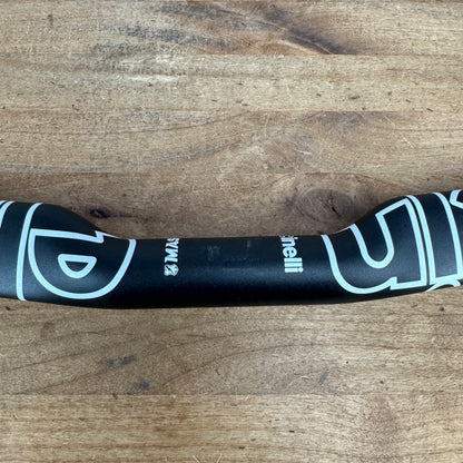 Light Use! Cinelli Mash Bullhorn Track 40cm Black Alloy Bike Handlebar 282g