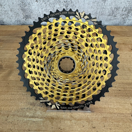 Low Mile! SRAM Eagle XX1 XG-1299 10-50t 12-Speed Gold "Light Wear" Cassette 363g
