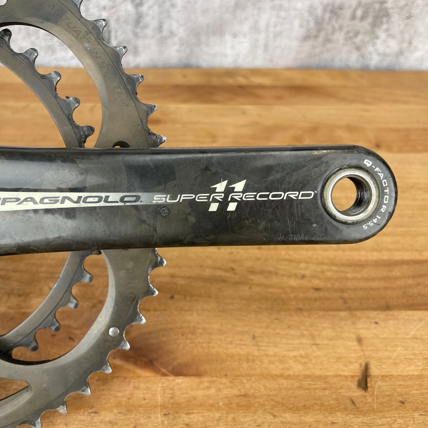 Campagnolo Super Record 11 172.5mm 53/39t 11-Speed Carbon Bike Crankset 655g
