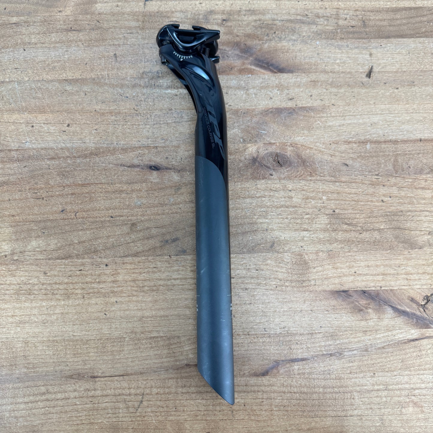 Light Use! Zipp Service Course SL 300mm x 31.6mm 20mm Offset Alloy Seatpost