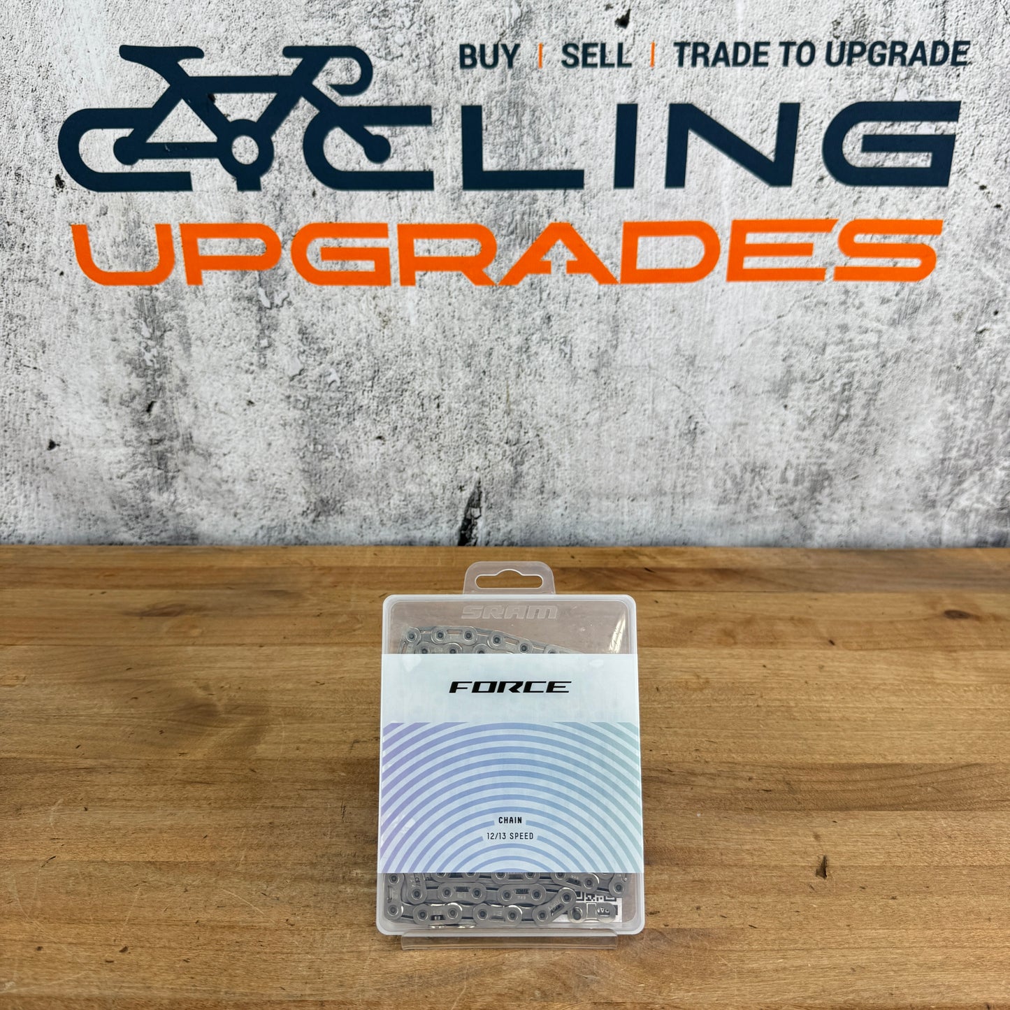New! SRAM Force AXS E1 Flattop 12/13-Speed 126 Links Silver Bike Chain