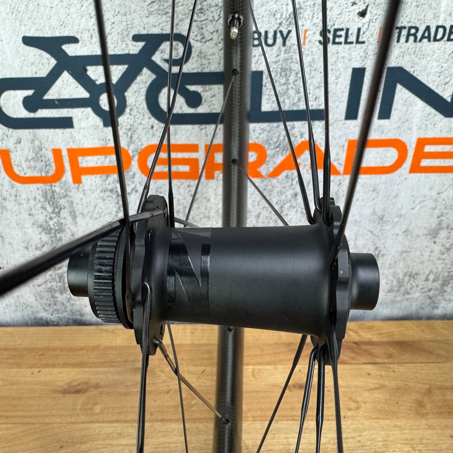 Low Mile! Zipp 858 NSW Carbon TT/Tri Tubeless Disc Bike Wheelset 1540g Cognition