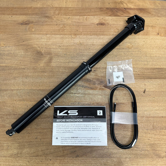 New! KS Rage-i Dropper Post 31.6mm 170mm MTB Seatpost w/ Cable 646g MSRP $169