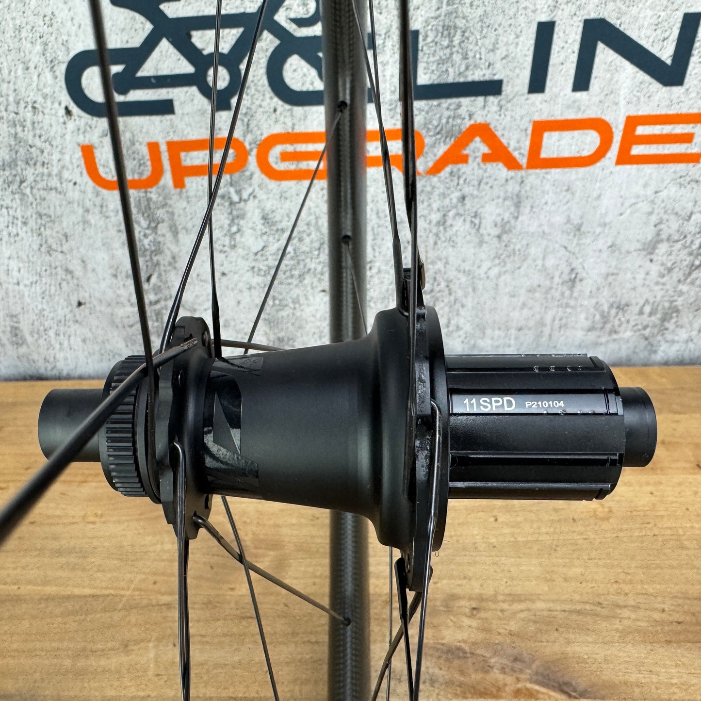 Low Mile! Zipp 858 NSW Carbon TT/Tri Tubeless Disc Bike Wheelset 1540g Cognition