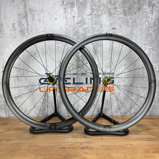 Low Mile! Industry Nine Solix SL AR40c Gold Hubs Wheelset 1448g Ceramic Bearings