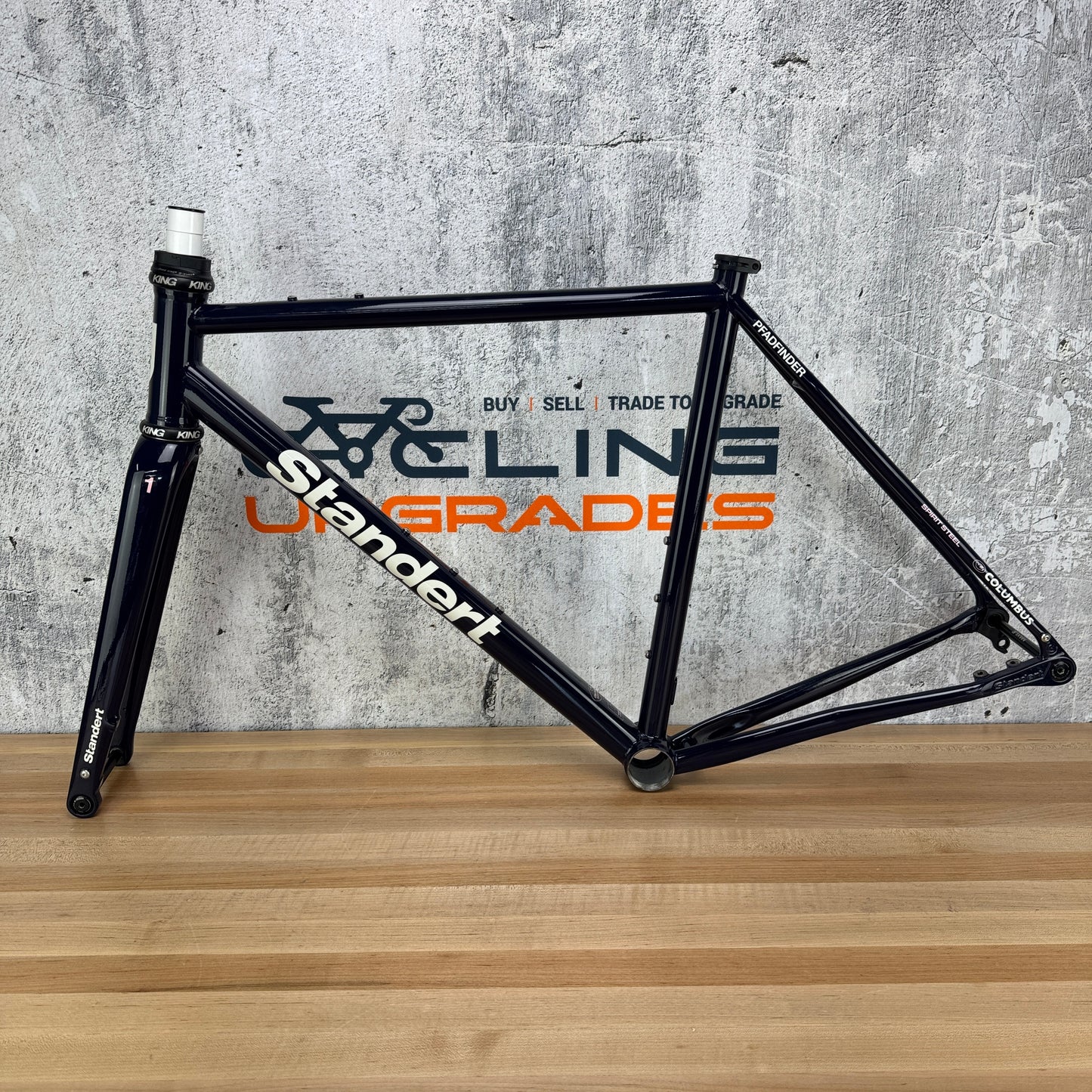 2024 Standert Pfadfinder Midnight Marauder 54cm Steel Gravel Disc Frameset 700c
