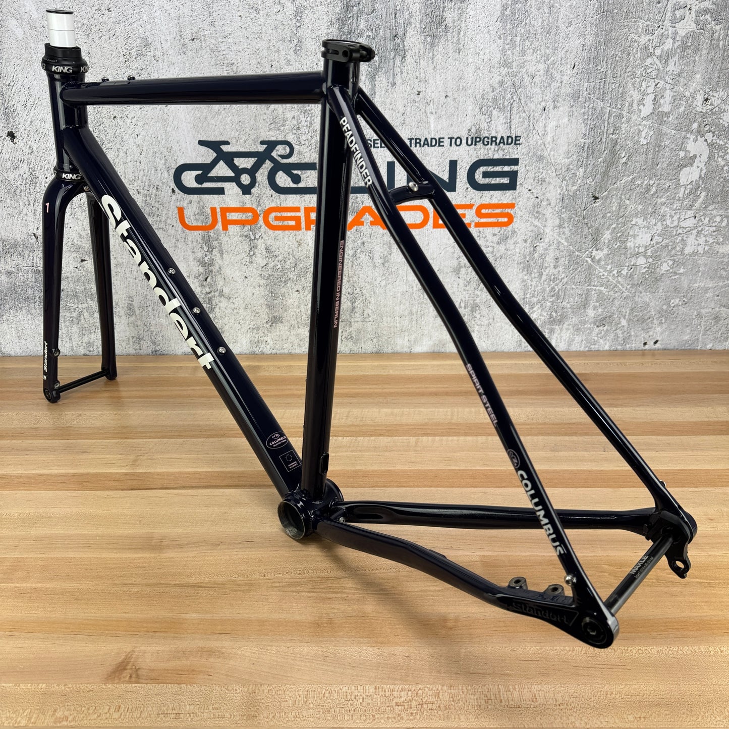 2024 Standert Pfadfinder Midnight Marauder 54cm Steel Gravel Disc Frameset 700c