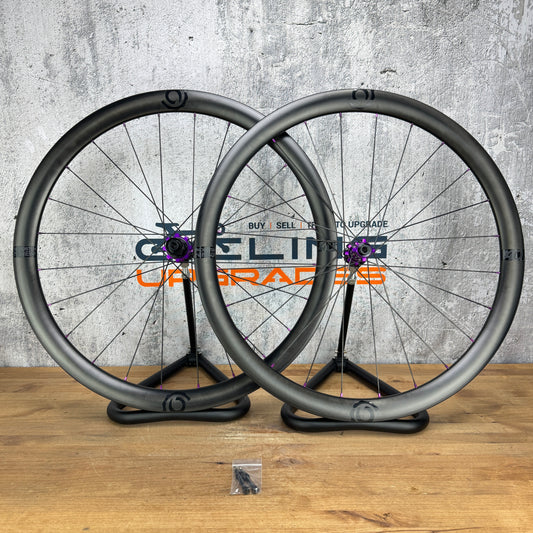 Low Mile! Industry Nine Solix SL AR40c Purple Hubs Wheelset 1462g Ceramic Bearings