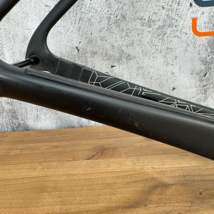 Low Mile Cervelo Aspero-5 Five Black 58cm Carbon Gravel Disc Frameset 700c 2665g