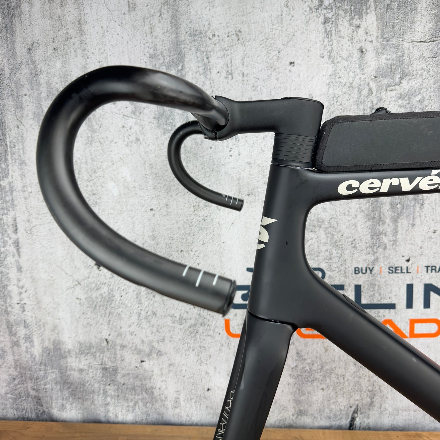 Low Mile Cervelo Aspero-5 Five Black 58cm Carbon Gravel Disc Frameset 700c 2665g