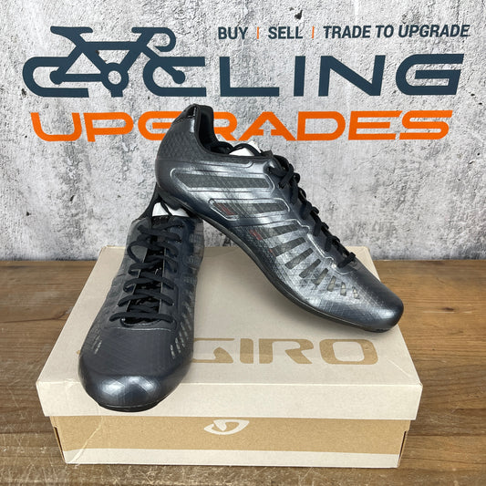New! Giro Empire SLX EU 46 US 12 3-Bolt Carbon Black Cycling Shoes 575g