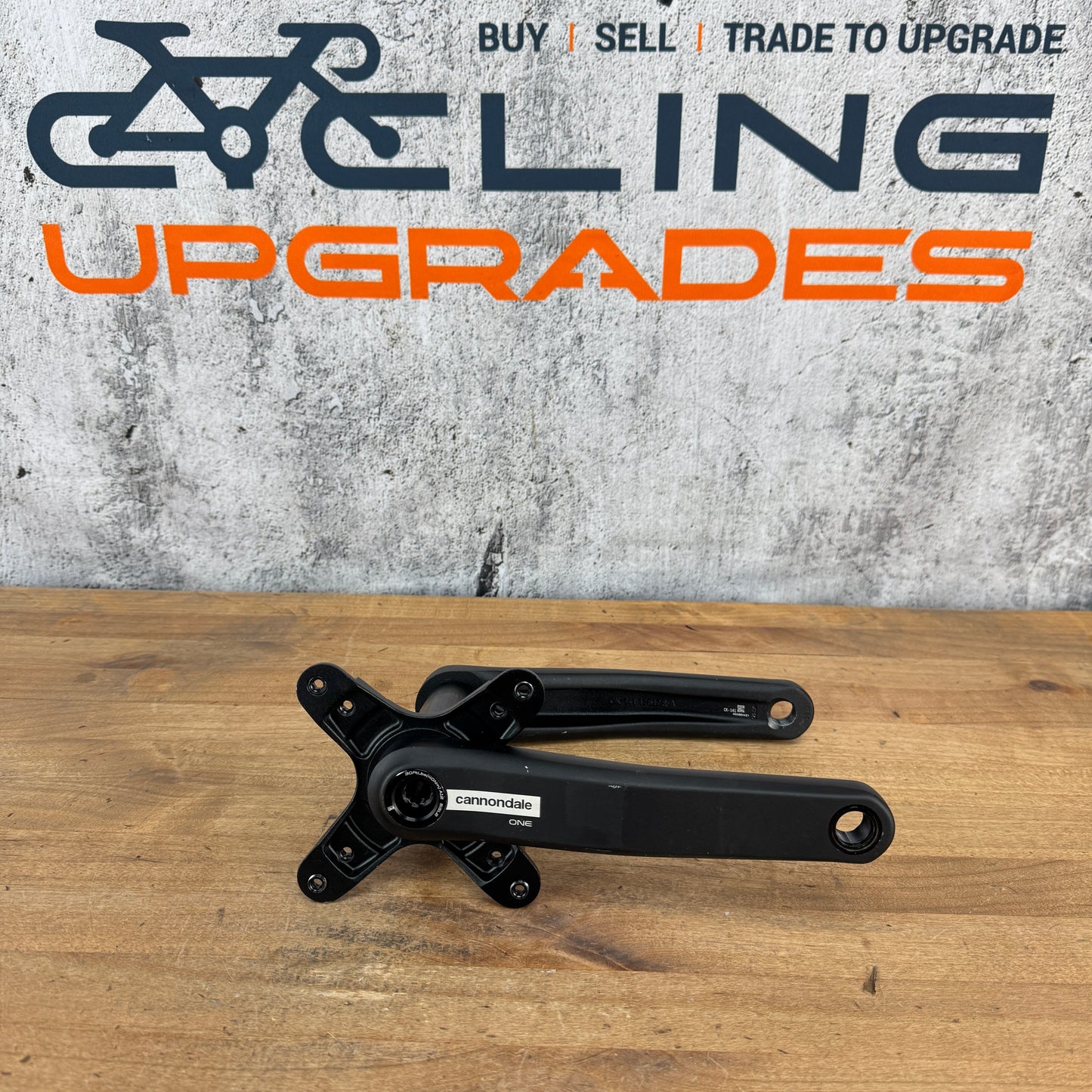 Cannondale One 172.5mm Alloy 90/120BCD Crankset Crank Arms 30mm Spindle + Spider