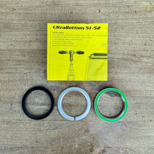 New! Extralite UltraBottom 51-52 tapered Bottom Bearing 22g MSRP $55