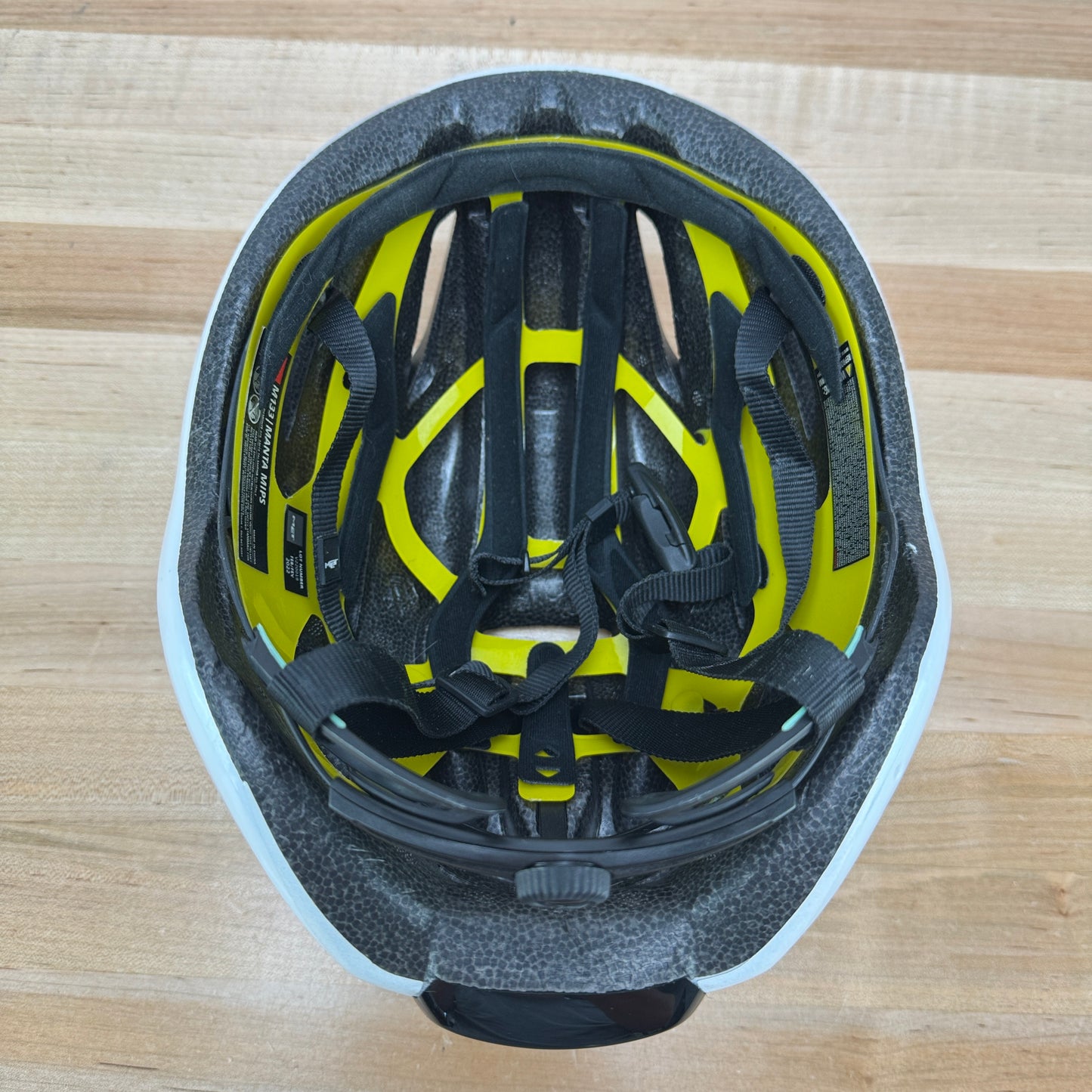 MET Manta MIPS Medium White Holographic/Glossy Cycling Helmet