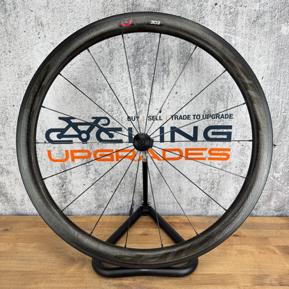 Mint! Zipp 303 Firecrest Carbon Clincher Front Wheel 700c Rim Brake 77 Hub 724g