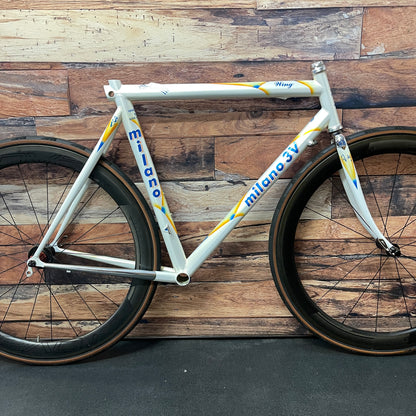 Mint! Milano 3V Wing TIG Integral 56.5cm Rim Brake Steel Road Bike Frameset 700c