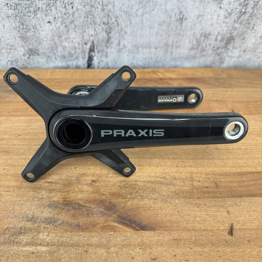 PraxisWorks Zayante Carbon 170mm 4-Bolt 160/104BCD Crankset 30/28mm Spindle