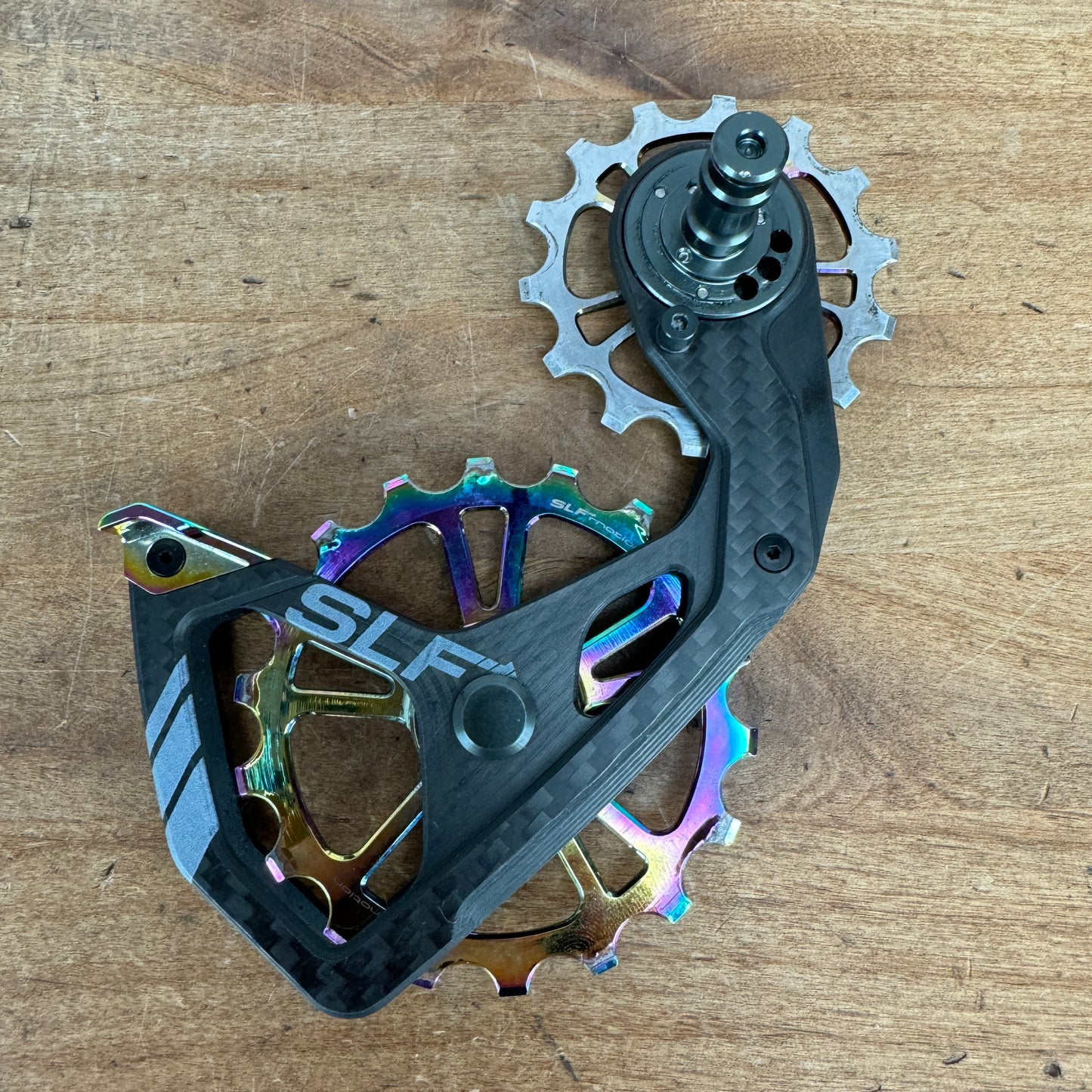 Light Use! SLF Motion EVO Speed System Oil Slick OSPW Shimano R9100/R8000 11-Speed