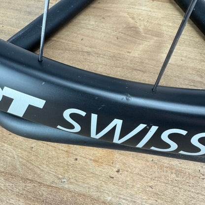 Low Mile! DT Swiss GRC 1100 DICUT Carbon Tubeless Disc Wheelset 700c 1597g