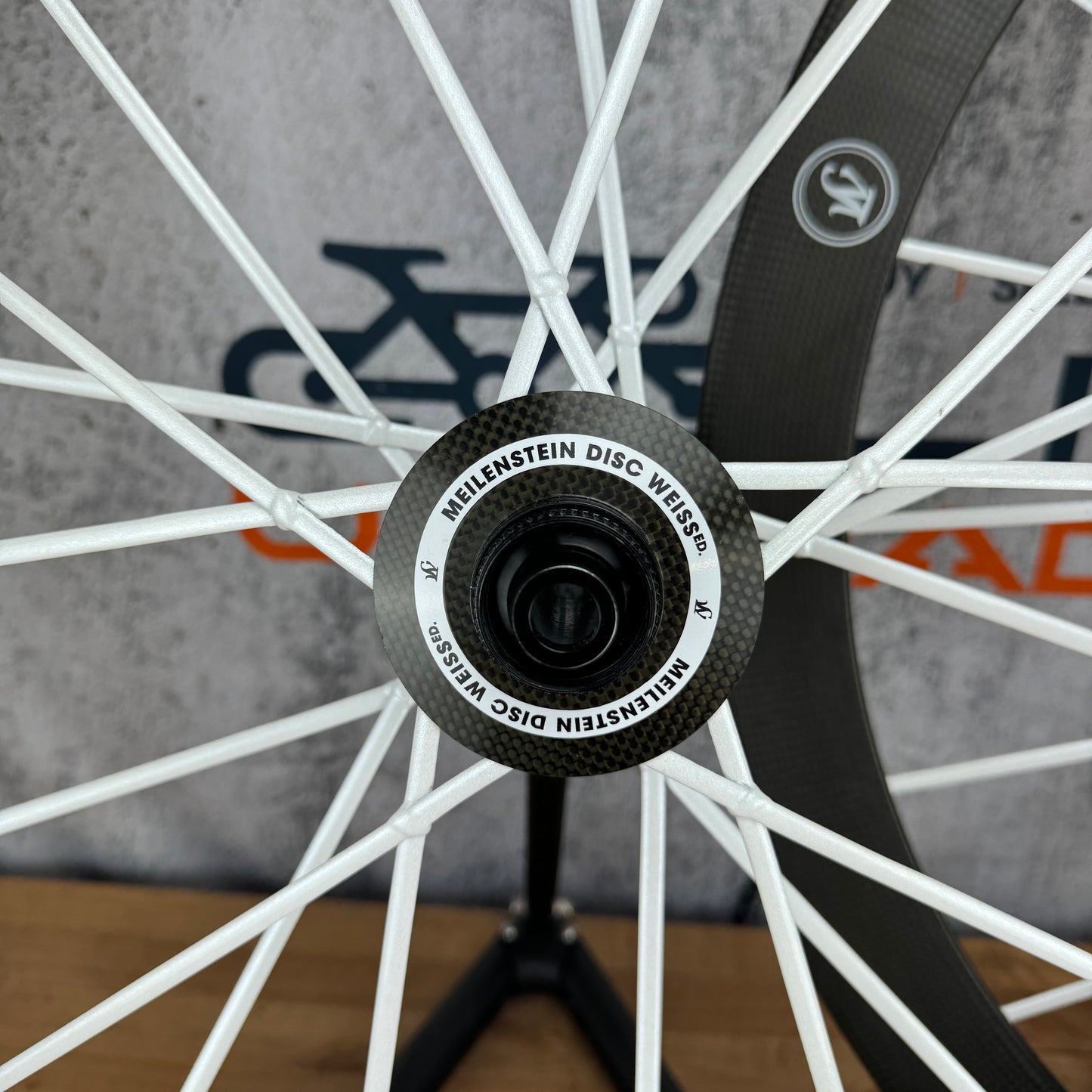 Mint! Lightweight Meilenstein C 24D Weiss Carbon Clincher Disc Brake Wheelset 700c