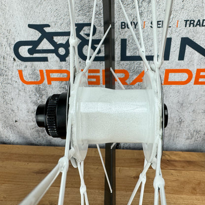 Mint! Lightweight Meilenstein C 24D Weiss Carbon Clincher Disc Brake Wheelset 700c