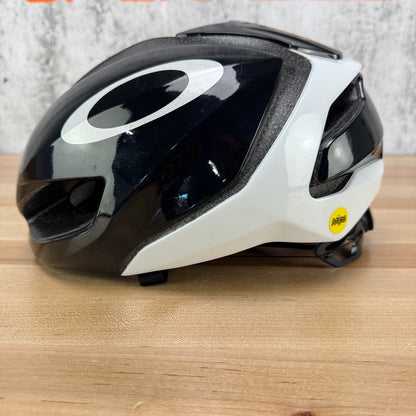 Light Wear Oakley ARO5 XL 58-62cm Gloss Black/White MIPS Cycling Helmet 352g
