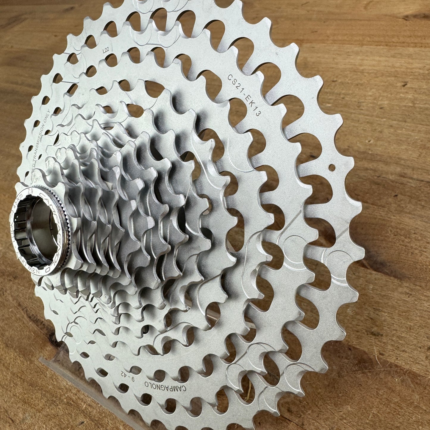 Low Mile! Campagnolo Ekar CS21-EK13 9-42t 13-Speed Bike Cassette 394g