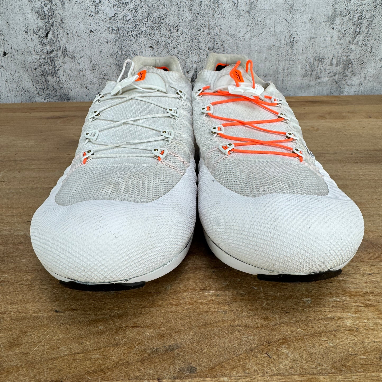 Light Use! DMT 2024 POGI 46 EU 3-Bolt White Lace-Up Carbon Cycling Shoes 598g