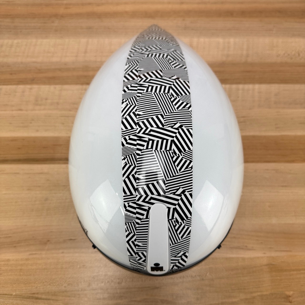 Low Mile! Ekoi Veloce Medium 55-59cm Ironman White TT/Triathlon Cycling Helmet