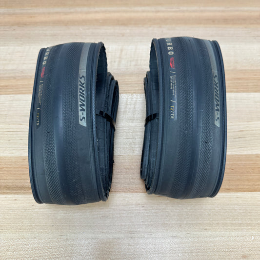 Low Mile! Pair Specialized S-works Turbo T2/T5 700c x 26mm Tubeless Tires