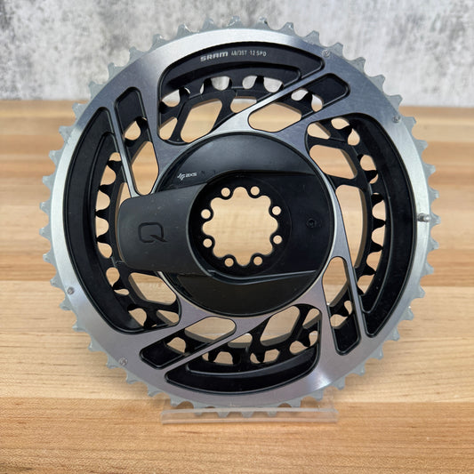 Low Mile! SRAM Red AXS D1 Quarq Power Meter 48/35t 12-Speed Bike Chainring Set