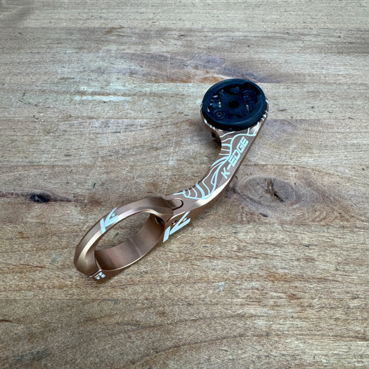 K-Edge XL Mount Bronze 31.8mm Handlebar Computer Mount 62g