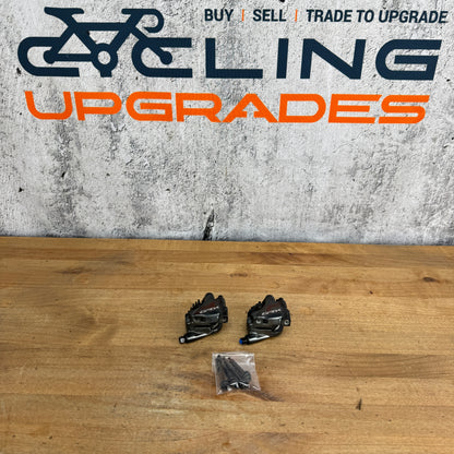 Pair Shimano GRX BR-RX810 Flat-Mount Hydraulic Disc Brake Calipers 288g