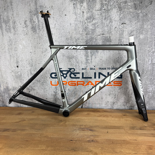 2020 Time Alpe D' Huez Medium AKTIV Carbon Disc Brake Frameset 700c 2017g