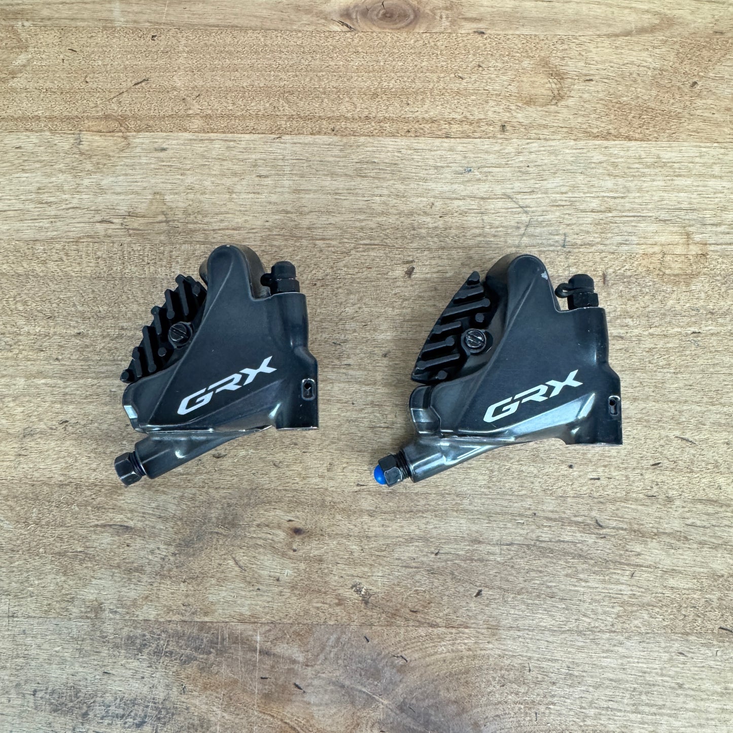 Pair Shimano GRX BR-RX810 Flat-Mount Hydraulic Disc Brake Calipers 288g