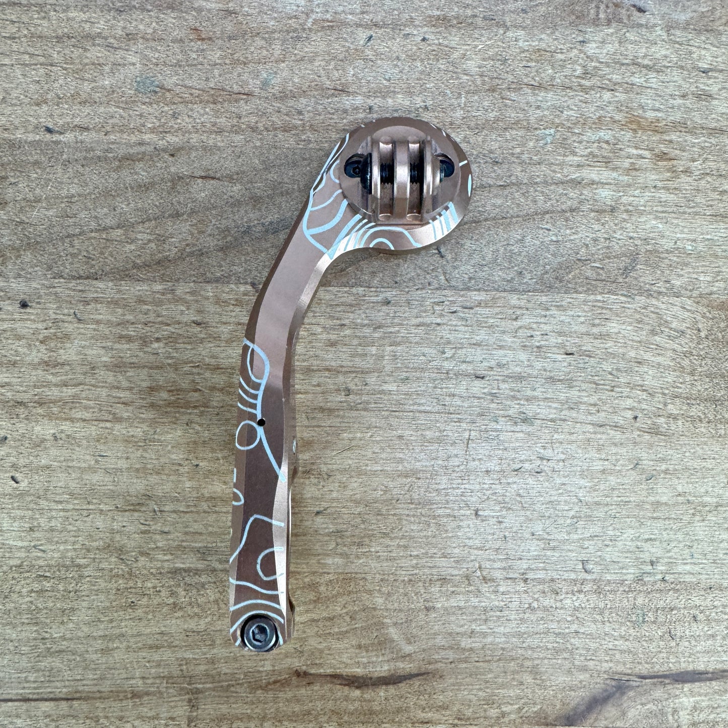 K-Edge XL Mount Bronze 31.8mm Handlebar Computer Mount 62g