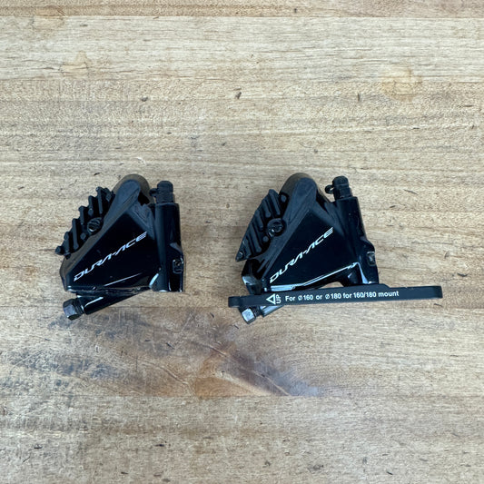 Low Mile! Shimano Dura-Ace BR-R9170 Hydraulid Disc Brake Calipers New Brake Pads